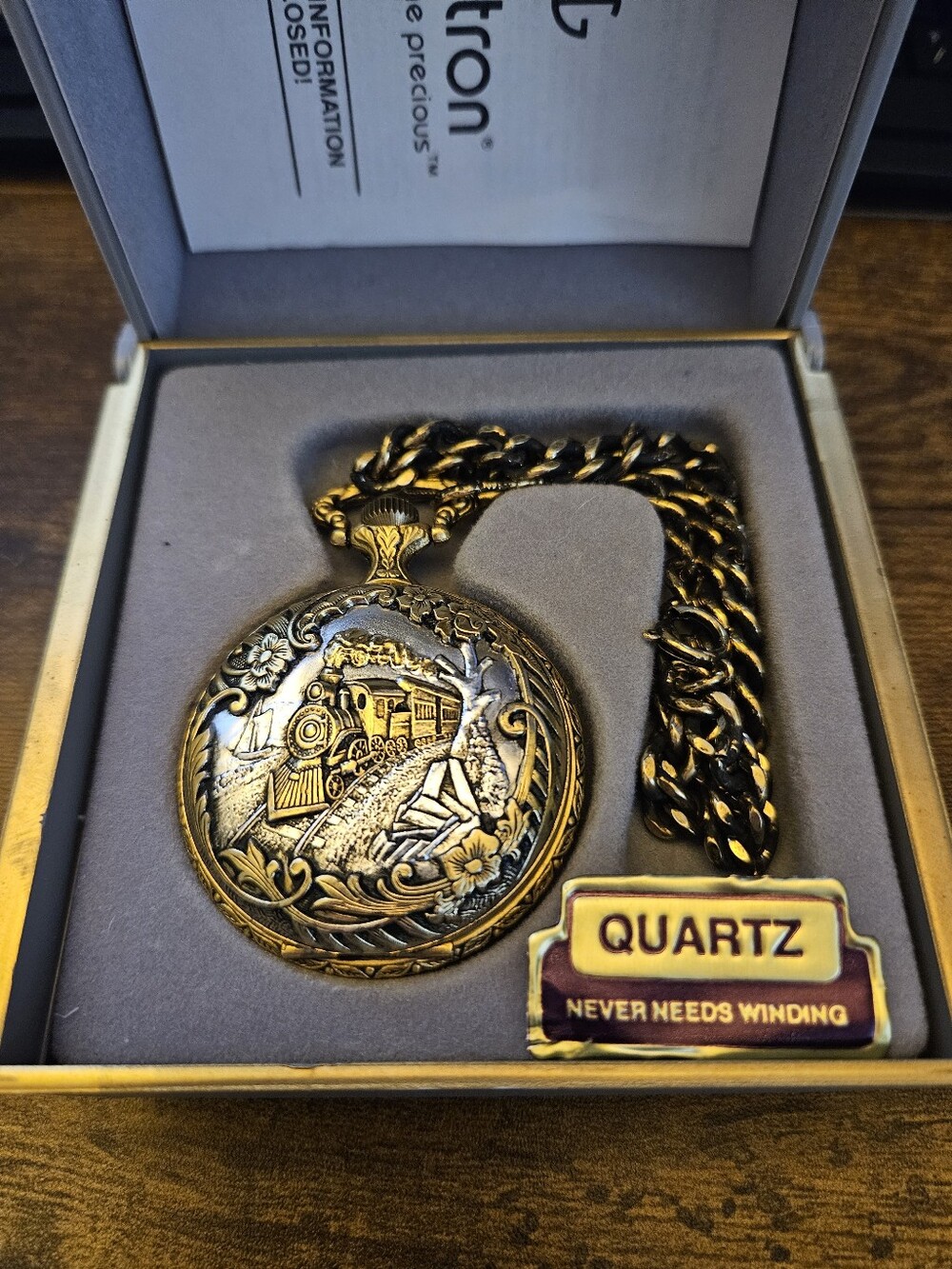 Train Pocket Watch